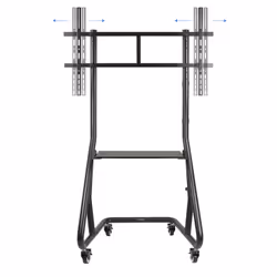 TooQ FS20200M-B support d'écran plat pour bureau 2,67 m (105") Noir Sol