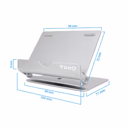 TooQ PH0002-S support Support passif Mobile/smartphone, Tablette / UMPC Argent - Vue supplémentaire 8