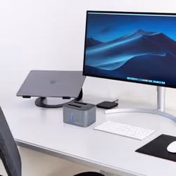 TooQ TQDS-805G Station d'accueil de disques de stockage USB 3.2 Gen 1 (3.1 Gen 1) Type-B Aluminium - Vue supplémentaire 8
