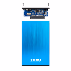 TooQ TQE-2527BL Boîtier de disques de stockage Boîtier HDD Noir, Bleu 2.5" - Vue supplémentaire 6