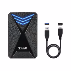 TooQ TQE-2550BL Boîtier de disques de stockage Boîtier disque dur/SSD Noir 2.5" - Vue supplémentaire 5