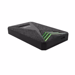 TooQ TQE-2550RGB Boîtier de disques de stockage Boîtier disque dur/SSD Noir 2.5"