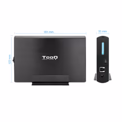 TooQ TQE-3531B Boîtier de disques de stockage Boîtier HDD Noir 3.5" - Vue supplémentaire 5