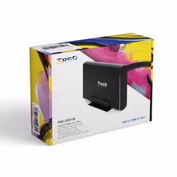TooQ TQE-3531B Boîtier de disques de stockage Boîtier HDD Noir 3.5" - Vue supplémentaire 7