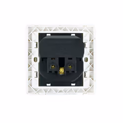 Nanocable 10.35.0010 prise de courant CEE 7/3 + USB Blanc