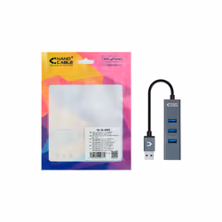 Nanocable 10.16.4402 hub & concentrateur USB 3.2 Gen 1 (3.1 Gen 1) Type-A Gris - Vue supplémentaire 4