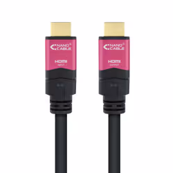 Nanocable 10.15.3715 câble HDMI 15 m HDMI Type A (Standard) Noir, Rose
