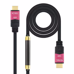 Nanocable 10.15.3725, 25 m, HDMI Type A (Standard), HDMI Type A (Standard), Compatibilité 3D, Canal de retour audio (ARC, Aud ...
