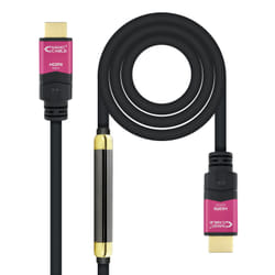 Nanocable 10.15.3730 câble HDMI 30 m HDMI Type A (Standard) Noir, Rose