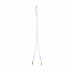 Nanocable 10.24.1203 câble audio 0,2 m 2 x 3.5mm 3,5mm Blanc