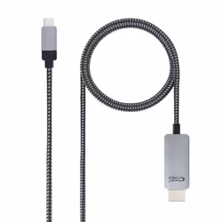 Nanocable 10.15.5103, 3 m, USB Type-C, HDMI, Mâle, Mâle, Droit