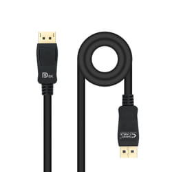 Nanocable 10.15.2502 câble DisplayPort 2 m Noir