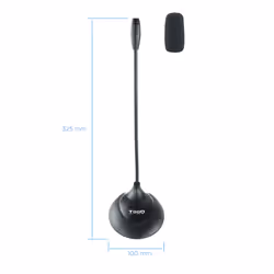 TooQ TQMM-213 microphone Noir Microphone de Notebook - Vue supplémentaire 4