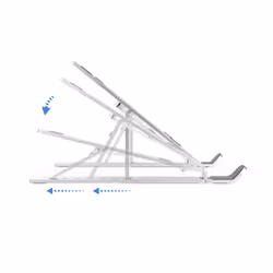 TooQ TQLRS0033-AL Support de livres Support pour et tablette Argent 15"