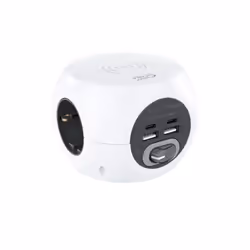 Nanocable 10.37.0002, Intérieure, Secteur, Recharge sans fil, 1,4 m, Blanc