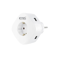 Nanocable 10.37.0003 chargeur d'appareils mobiles Universel Blanc Secteur Intérieure