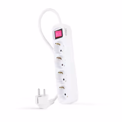 Nanocable 10.37.0004, 1,4 m, Intérieure, Type F, Type F (CEE 7/4), Blanc, GS