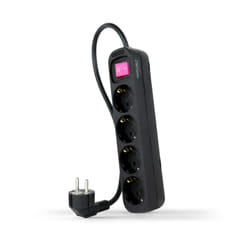 Nanocable 10.37.0004-BK multiprise 1,4 m 4 sortie(s) CA Intérieure Noir