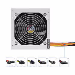TooQ TQAPOLO-500SP unité d'alimentation d'énergie 500 W 20+4 pin ATX ATX Argent