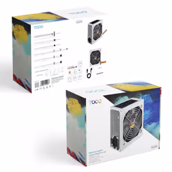 TooQ TQAPOLO-550SP unité d'alimentation d'énergie 550 W 20+4 pin ATX ATX Argent