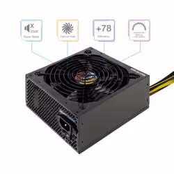 TooQ TQAPOLO-600SP unité d'alimentation d'énergie 600 W 20+4 pin ATX ATX Noir