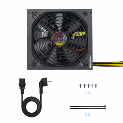 TooQ TQAPOLO-600SP unité d'alimentation d'énergie 600 W 20+4 pin ATX ATX Noir - Vue supplémentaire 6