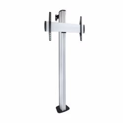TooQ FS2270M-B, 200 x 200 mm, 600 x 400 mm, -12 - 5°, 90°, Aluminium, Argent