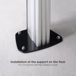 TooQ FS2270M-B support pour téléviseur 70" Argent - Vue supplémentaire 5