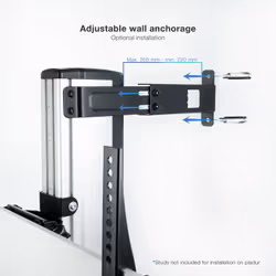 TooQ FS2270M-B support pour téléviseur 70" Argent - Vue supplémentaire 7