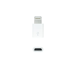Nanocable 10.10.4100 changeur de genre de câble Lightning Micro USB Blanc