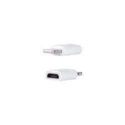 Nanocable 10.10.4100 changeur de genre de câble Lightning Micro USB Blanc