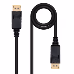 Nanocable 10.15.2300, 0,5 m, DisplayPort, DisplayPort, Mâle, Mâle, 3840 x 2400 pixels