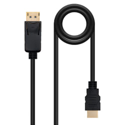 Nanocable 10.15.4301-L150 câble vidéo et adaptateur 1,5 m DisplayPort HDMI Noir