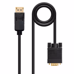 Nanocable 10.15.4401, 1 m, DisplayPort, VGA (D-Sub), Mâle, Mâle, Droit