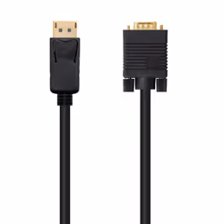 Nanocable 10.15.4401 câble vidéo et adaptateur 1 m DisplayPort VGA (D-Sub) Noir