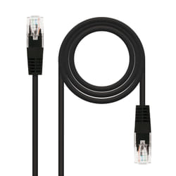 Nanocable 10.20.0400-L25-BK câble de réseau Noir 0,25 m Cat6 U/UTP (UTP)