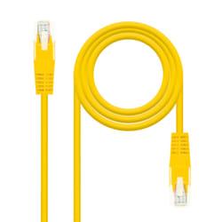 Nanocable 10.20.0400-L25-Y câble de réseau Jaune 0,25 m Cat6 U/UTP (UTP)