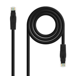 Nanocable 10.20.1800-L30-BK câble de réseau Noir 0,3 m Cat6a U/UTP (UTP)