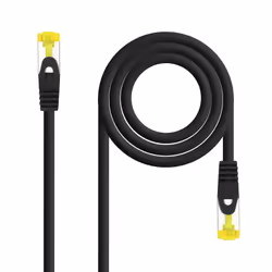 Nanocable 10.20.1900-L25-BK, 0,25 m, Cat6a, SF/UTP (S-FTP), RJ-45, RJ-45