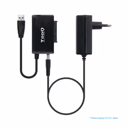 TooQ TQHDA-01A Station d'accueil de disques de stockage USB 3.2 Gen 1 (3.1 Gen 1) Type-A Noir