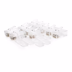Nanocable 10.21.0201-50 connecteur de fils RJ-45 Transparent