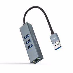 Nanocable 10.03.0407, Avec fil, USB 3.2 Gen 1 (3.1 Gen 1) Type-A, 10,100,1000 Mbit/s, IEEE 802.3, IEEE 802.3ab, IEEE 802.3u,  ...