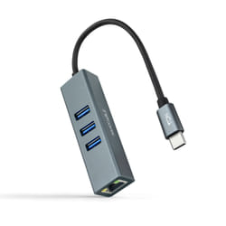 Nanocable 10.03.0408 station d'accueil Avec fil USB 3.2 Gen 1 (3.1 Gen 1) Type-C Gris