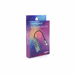 Nanocable 10.03.0408 station d'accueil Avec fil USB 3.2 Gen 1 (3.1 Gen 1) Type-C Gris - Vue supplémentaire 5