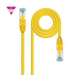 Nanocable 10.20.1700-L25-Y câble de réseau Jaune 0,25 m Cat7 SF/UTP (S-FTP)