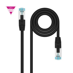 Nanocable 10.20.1700-L30-BK câble de réseau Noir 0,3 m Cat7 SF/UTP (S-FTP)