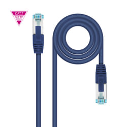 Nanocable 10.20.1700-L30-BL câble de réseau Bleu 0,3 m Cat7 SF/UTP (S-FTP)