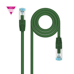 Nanocable 10.20.1700-GR câble de réseau Vert 0,5 m Cat7 SF/UTP (S-FTP)