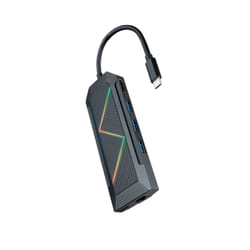 Nanocable 10.16.0801 station d'accueil Avec fil USB 3.2 Gen 1 (3.1 Gen 1) Type-C Noir