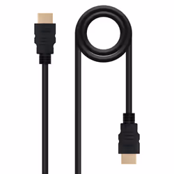 Nanocable 10.15.1700, 1 m, HDMI Type A (Standard), HDMI Type A (Standard), Compatibilité 3D, 10,2 Gbit/s, Noir